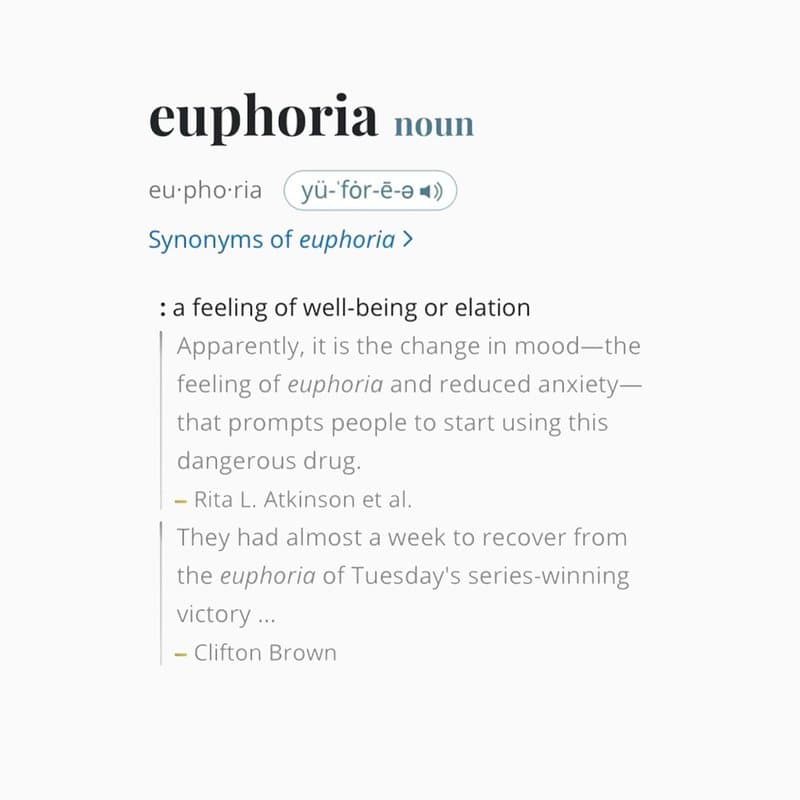 Portada de euphoria